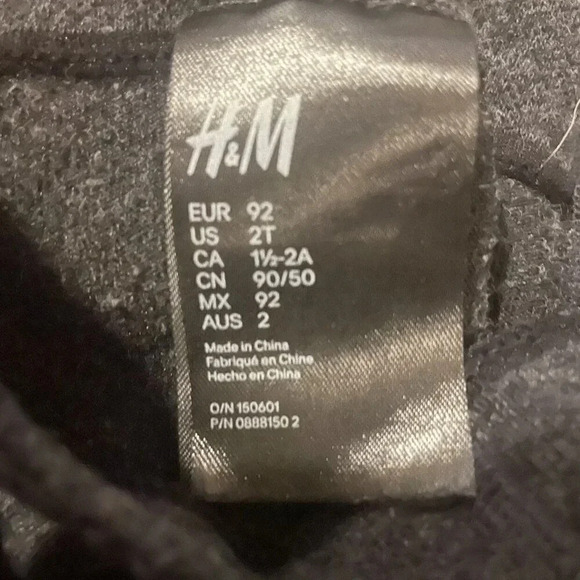 2T H&M Black Starry Night Dress & Tights Outfit, 2 Piece, Long Sleeve - Picture 6 of 6